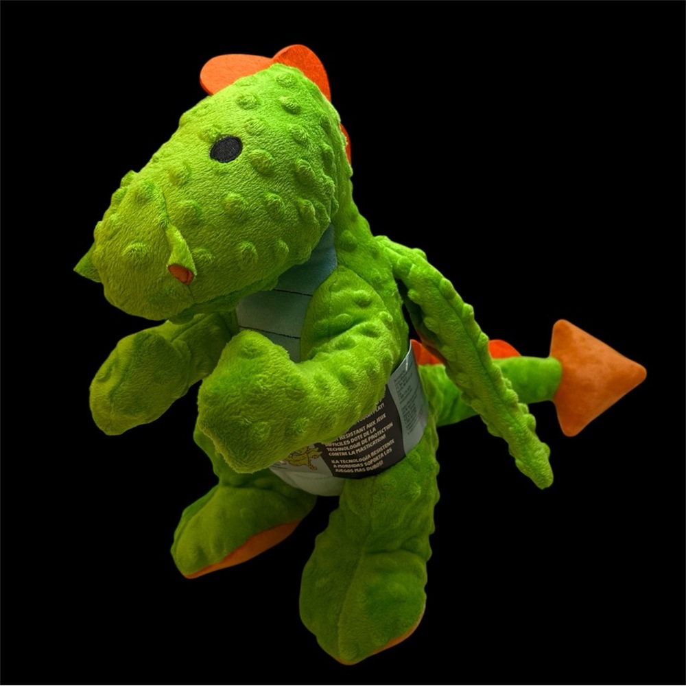 goDog Green CANDY DRAGON Chew Guard Technology DOG/PUPPY TOY 11"